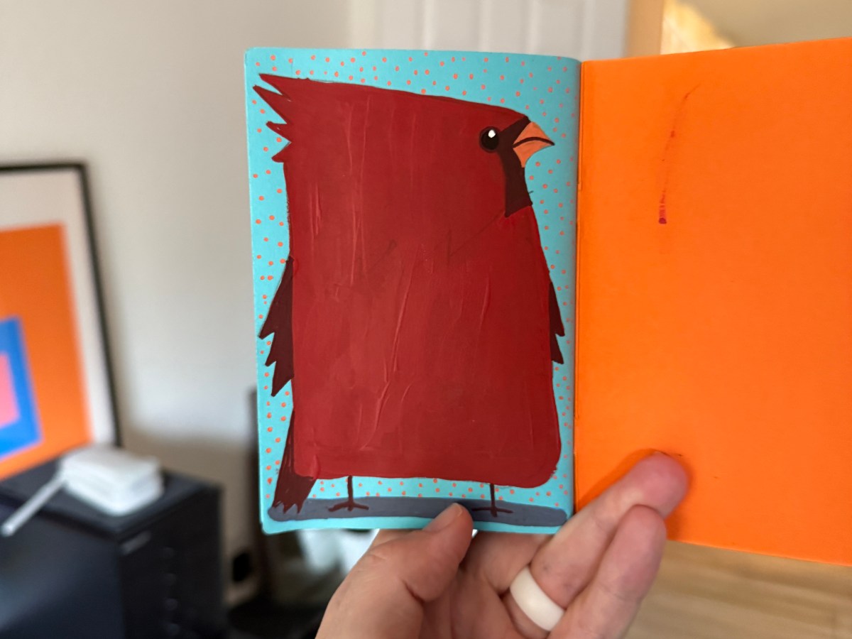 Big red bird